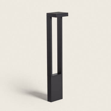 Droxe W Aluminium Outdoor Led Bollard In Black Cm Ledkia