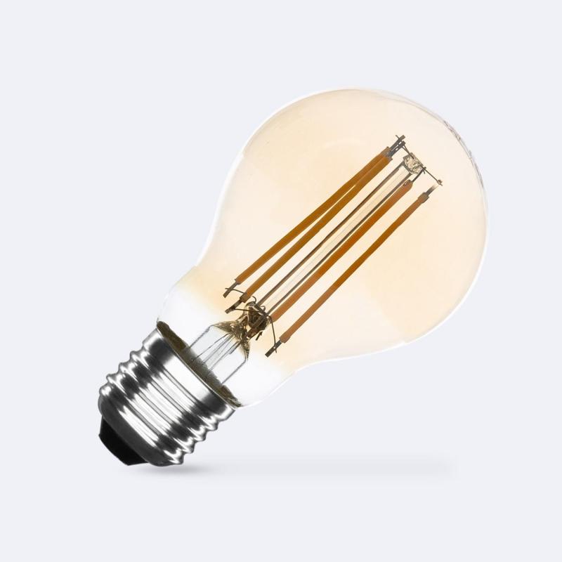 Product of 8W E27 A60 Dimmable Gold Filament LED Bulb 750 lm