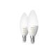 Prodotto da Pack 2 Lampadine LED E14 Smart 5.2W 470 lm B39 Hue White PHILIPS