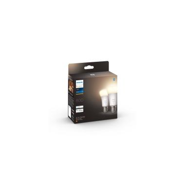 Prodotto da Pack 2 Lampadine LED E27 Smart 9W 800 lm A60 Hue White PHILIPS 