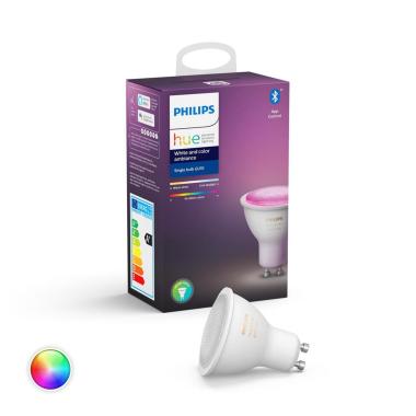 Product of GU10 LED Bulb PHILIPS Hue 4.3W 230 lm White and Color 