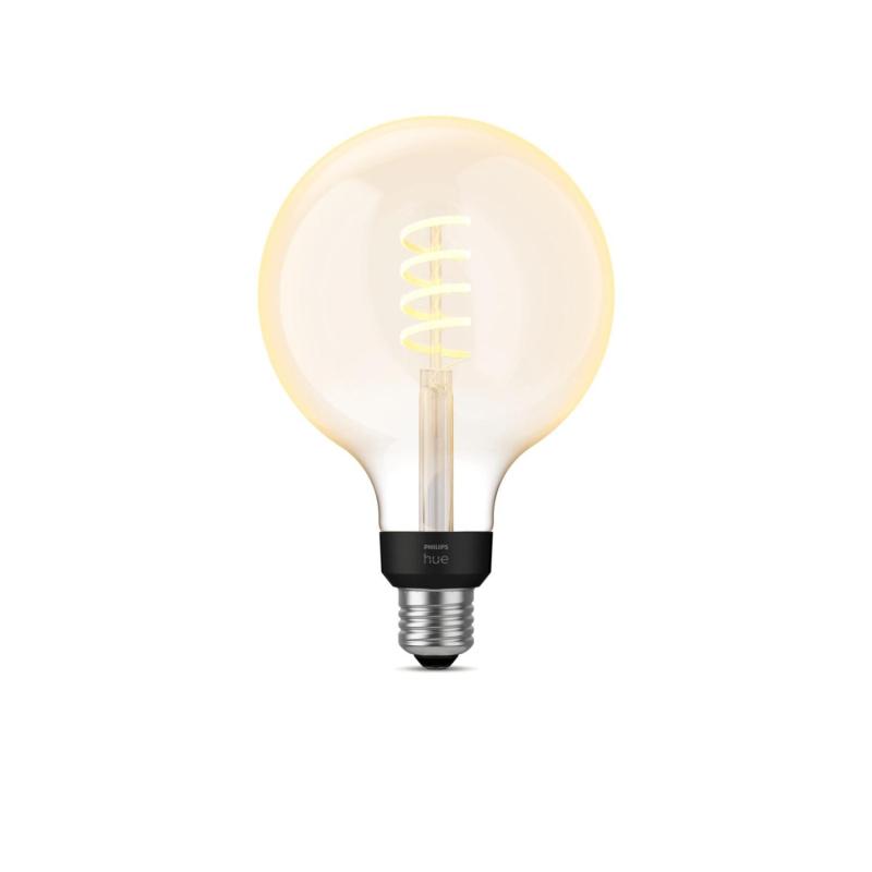 Product van LED Lamp Filament  E27 7W 550 lm G125 PHILIPS Hue White Ambiance