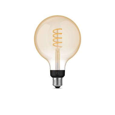 Produit de Ampoule LED Filament E27 7W 550 lm G125 PHILIPS Hue White Ambiance