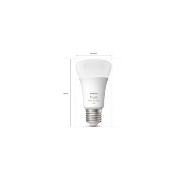 Product van Pack 2 st Slimme LED Lampen  E27 White Color 6.5W PHILIPS Hue