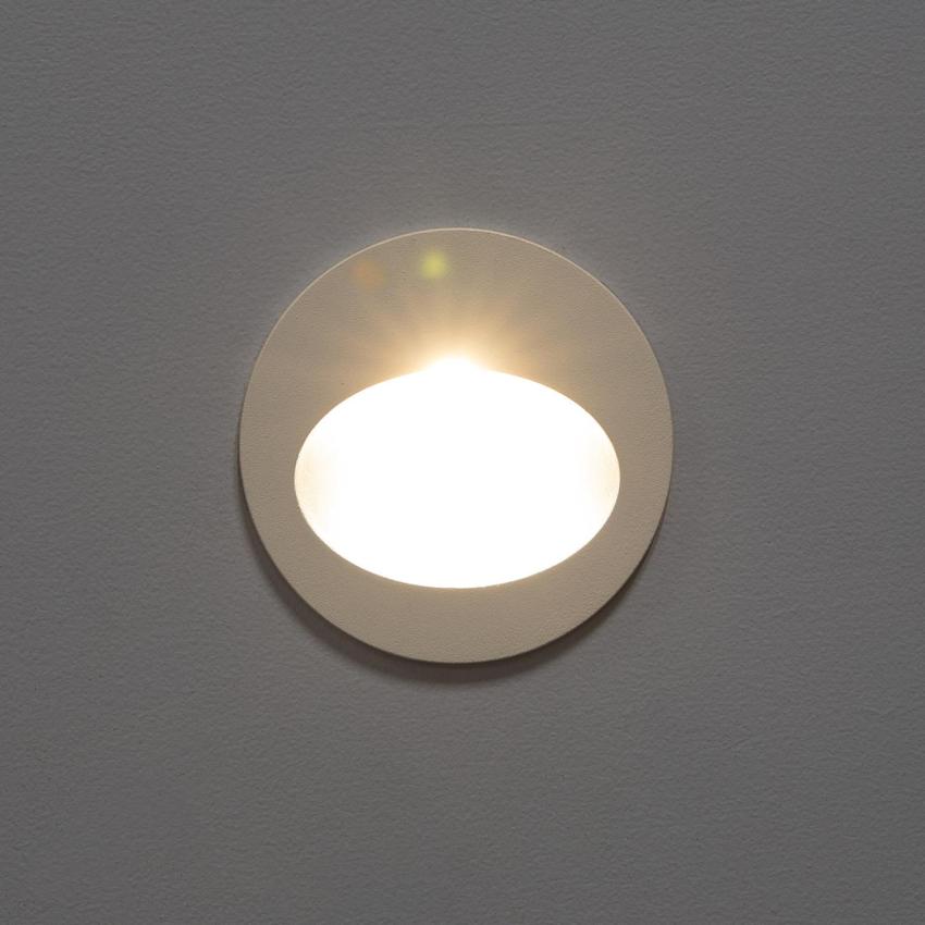 Produkt od Venkovní Zápustné LED Svítidlo 3W Coney Kruhové v Bílé