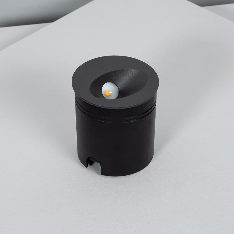 Produkt von LED-Wandeinbauleuchte 3W Aussen Rund Grau Coney