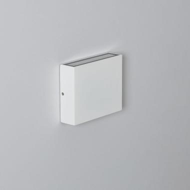 Produit de Applique Murale LED Extérieure Kaysa 6W Éclairage Double Face Carrée Blanche 