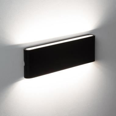 Prodotto da Applique da Parete per Esterni LED 20W Alluminio Rettangolare Doppia Luce Luming Nero