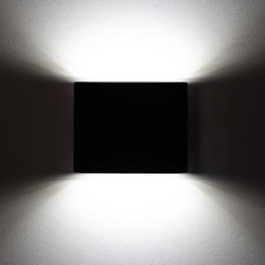 Prodotto da Applique da Parete per Esterno LED 6W Doppia Luce Quadrato Nero Zeus