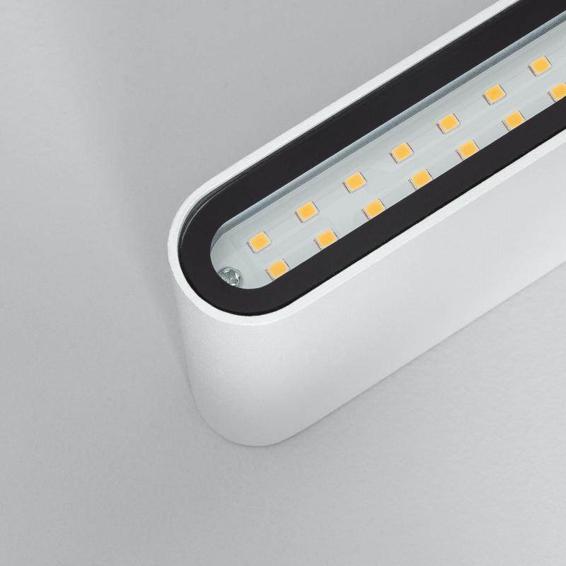 Product van Wandlamp Outdoor LED 12W Dubbelzijdig Verlichting  Black Rechthoekig Wit Einar