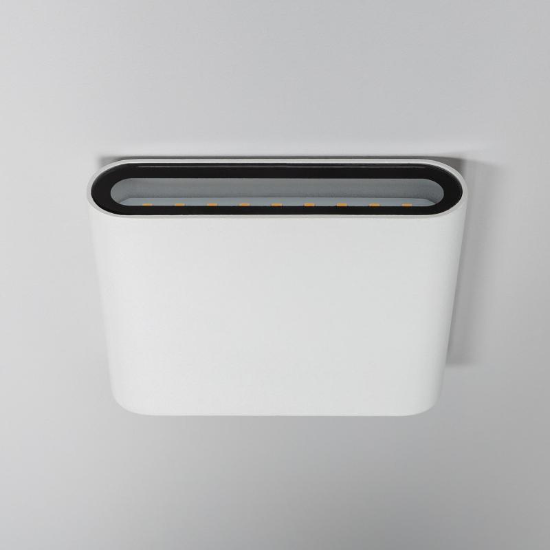 Prodotto da Applique Parete per Esterno LED 6W Doppia Luce Quadrato Bianco Zeus