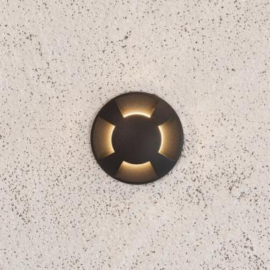 Product of 1W 24V DC Loto 4L Outdoor Recessed Ground Spotlight in Black