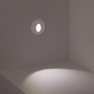 Produkt od Nástěnné Orientační LED Svítidlo 1W Vestavné Kruhové Adam Bílé