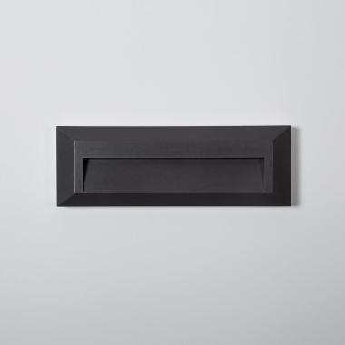 Product of 2W Elide Rectangular Surface Outdoor LED Wall Light in Black