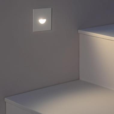 Produkt von LED-Wandeinbauleuchte Aussen 2W Eckig Weiss Guell