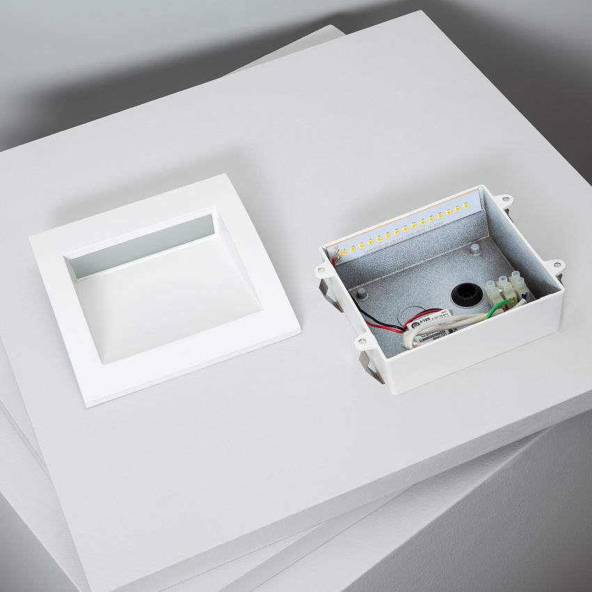 Produkt od Venkovní Zápustné Nástěnné LED Svítidlo 4W Natt Čtvercové v Bílé