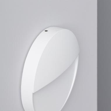 Product van Wandlamp Jade van aluminium Rond LED 4W Wit