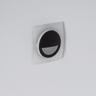 Produkt von LED-Wandleuchte 3W Einbau Quadratisch Schwarz Occulare
