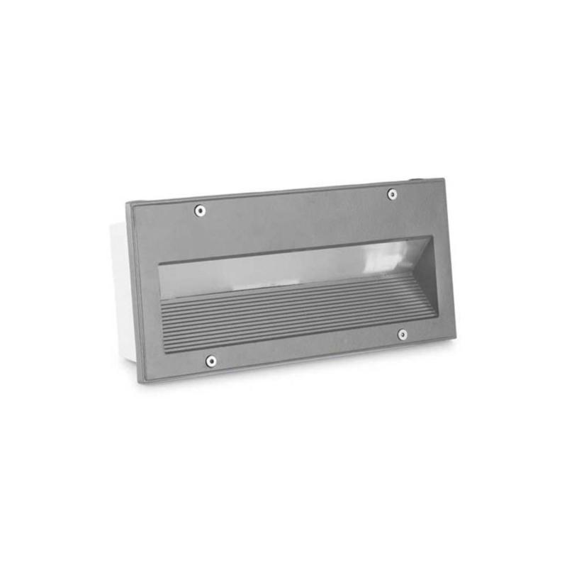 Produit de Balise LED Extérieure 5.5W Encastrable au Mur Micenas Gris Urbain LEDS-C4 05-9832-Z5-CM 