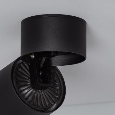 Prodotto da Applique LED 15W Alluminio Circolare Nero New Onuba