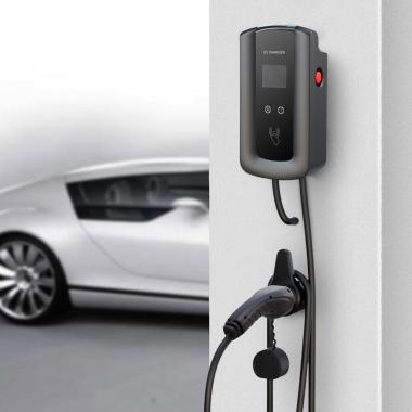 Produit de Borne de Recharge pour Voiture Électrique SMART WiFi 11-22kW Triphasé 5m