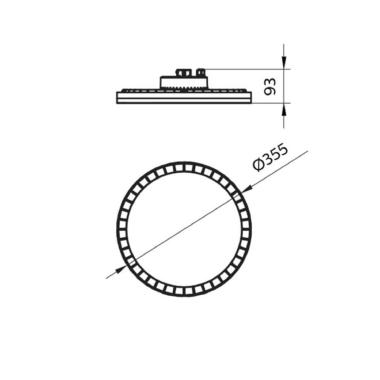 Produkt von LED Hallenstrahler PHILIPS High Bay Industrial UFP Ledinaire 170W 120lm/W BY021P G2