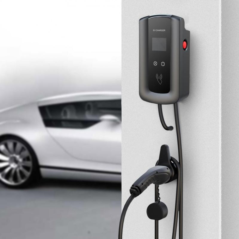 Prodotto da Caricabatterie per Auto Elettrica SMART Wi-Fi 7kW Monofase 5m