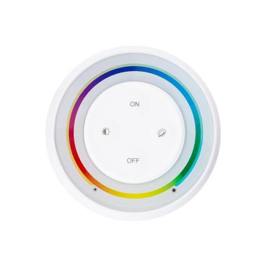Product of MiBoxer 12/24V DC RGBW LED Dimmer + MiBoxer Rainbow Round RF Remote Control