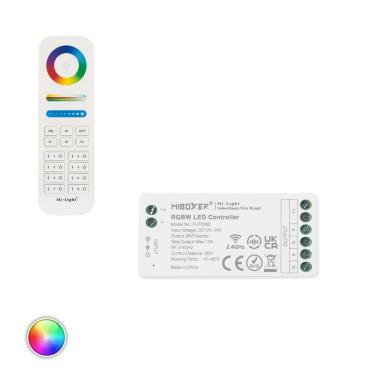 Product of MiBoxer 12/24V DC RGBW LED Dimmer Controller + 8 Zone RF Remote