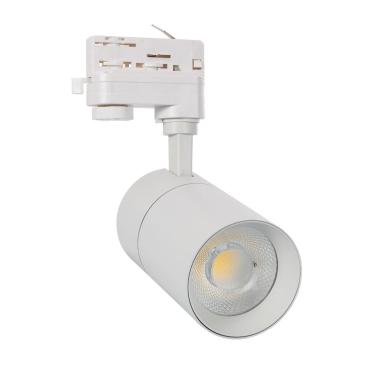 Product van Spotlight New Mallet Wit 20 W Dimbaar No Flicker voor Driefasige Rail (UGR 15)