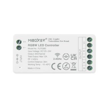 Product of MiBoxer RGBW 12/24V DC Dimmer + 4 Zone RF Remote Control