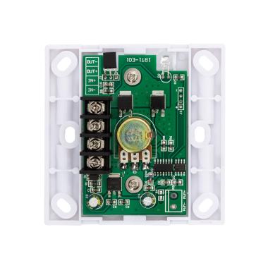 Produkt od Nástěnný Přijímač Stmívač pro LED Pásek Jednobarevný  12/24V DC s IR Dálkovým Ovladačem