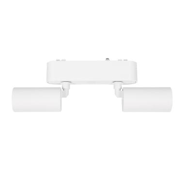 Produkt von LED-Strahler Doppelt für 1-Phasenmagnetschiene 25mm Super Slim 10W 48V CRI90 Weiss UGR16