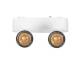 Product of 10W CRI90 UGR16 Double LED Spotlight in White for 25mm SuperSlim 48V Magnetic Track 