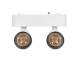 Product of 14W Double LED Spotlight in White for 25mm SuperSlim 48V Magnetic Track 