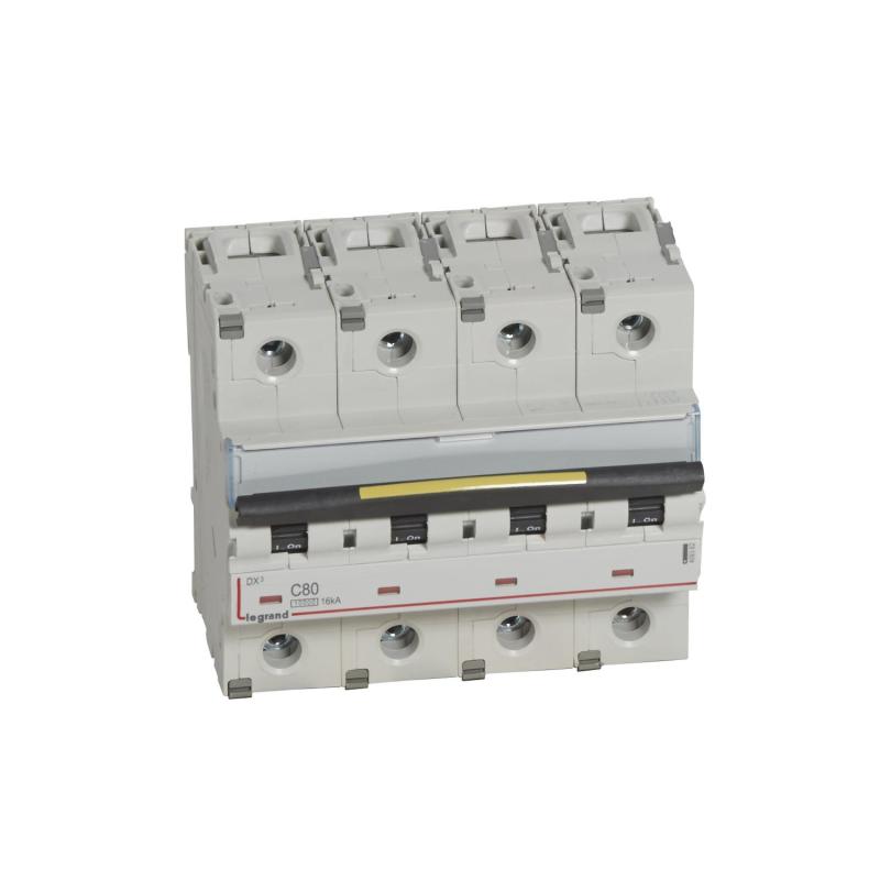 Product of LEGRAND 409362 Curve C 10/16kA 80-125 A DX3 Tertiary 4P Thermal-magnetic Circuit Breaker  