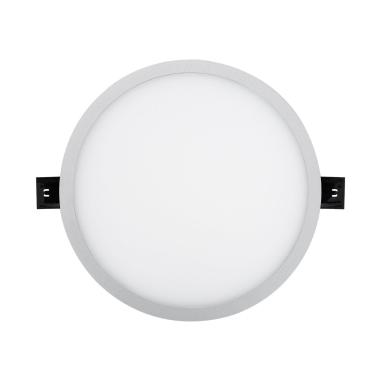 Produit de Dalle LED Ronde Slim Surface 16W LIFUD Grise Coupe Ø135mm