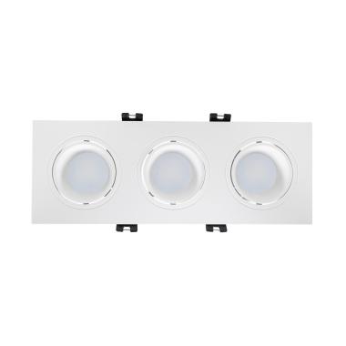 Produkt von Downlight Strahler Eckig Schwenkbar GU10 6W Schnitt 75x235 mm PC