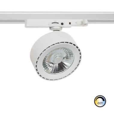 Product of 30W New Onuba CCT Selectable No Flicker CRI90 Three Phase LED Track Spotlight in White UGR16