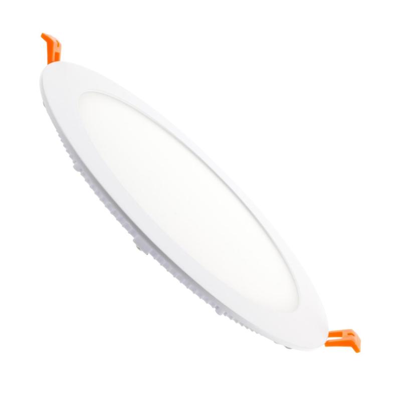 Produit de Dalle LED 20W Ronde Extra-Plate Coupe Ø 205 mm