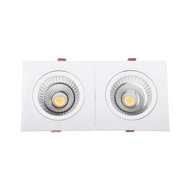 Produit de Spot Downlight LED 20W Rectangulaire Madison Coupe 205x90 mm