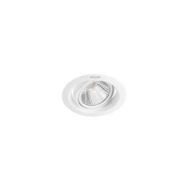 Product van Downlight PHILIPS Pomeron SceneSwitch Richtbaar LED 7W Zaag maat Ø 70 mm