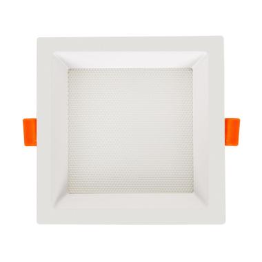 Product van LED Downlight  Vierkant 10W CCT selecteerbare Slim LIFUD Microprismatisch (UGR17) zaagmaat 110x110 mm  