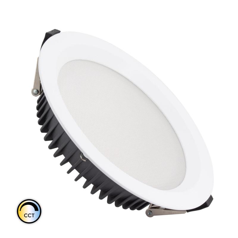 Produit de Downlight LED 50W Rond SAMSUNG Aero CCT 130 lm/W Microprismatique LIFUD Coupe Ø 200 mm