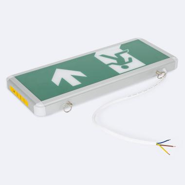 Product of Permanent LED Emergency Pendant Light with Double Sided Safety Sign 60lm