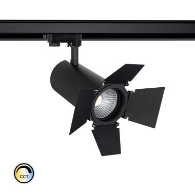 Product van Railspot  LED 3 Fase New 40W CCT New d'Angelo Zwart  CRI90 PHILIPS Xitanium Cinema