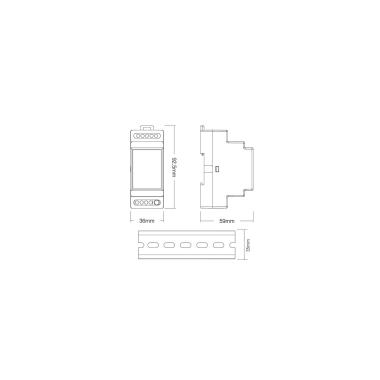 Produkt von Netzgerät BUS DALI 16V DC 250 mA MiBoxer DL-POW1