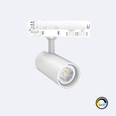 Product of 20W Fasano No Flicker Dimmable CCT LED Spotlight for Three Circuit Track in White 