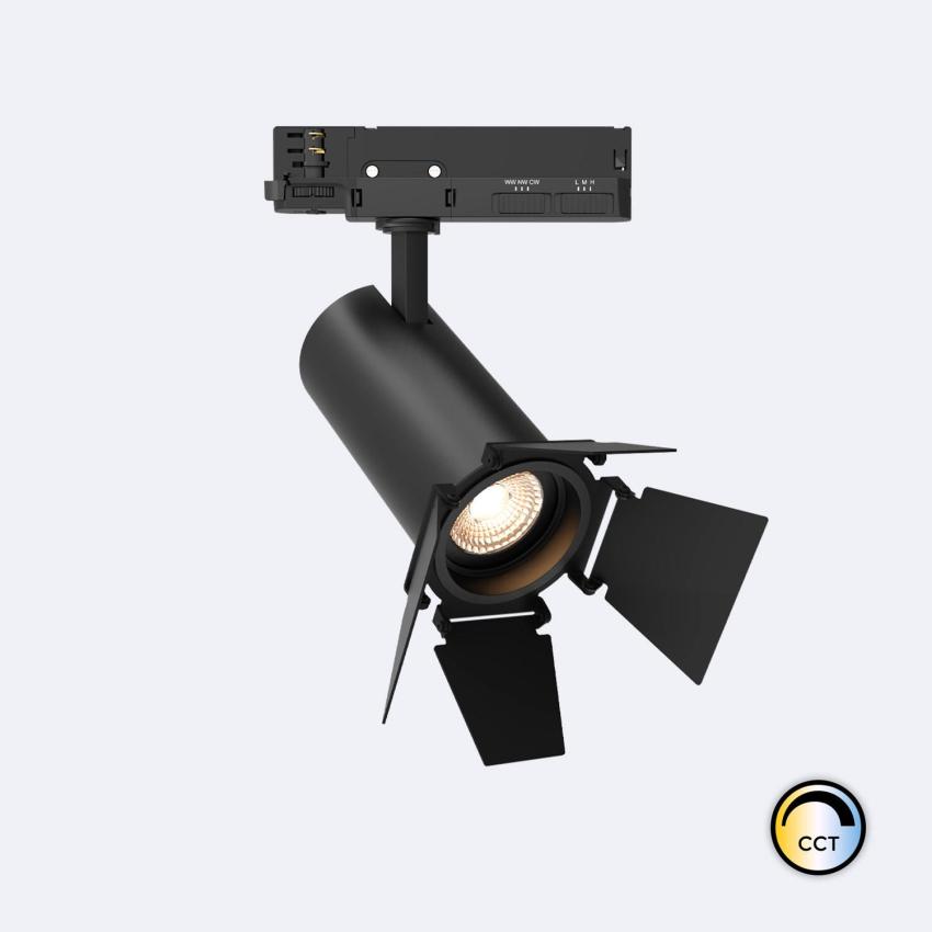 Produkt od Lištový LED Reflektor Třífázový 30W Fasano Cinema CCT Stmívatelný Flicker-Free Černý
