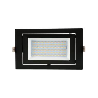 Product of 20W Rectangular Directional SAMSUNG 130 lm/W LED Downlight LIFUD 210x125 mm Cut-Out Black